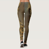 Leggings Empreinte de léopard de la faune (Dos)