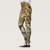 Leggings Empreinte de léopard de la faune (Gauche)