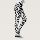 Leggings Empreinte de léopard de neige (Droite)