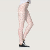 Leggings Empreinte de léopard de Parties scintillant rose v (Droite)