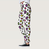 Leggings Empreinte de léopard/Leggins multicolores (Gauche)