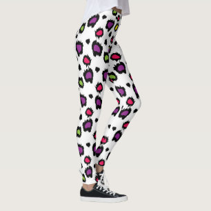 Leggings Empreinte de léopard/Leggins multicolores
