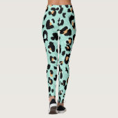 Leggings Empreinte de léopard, motif animal (Dos)