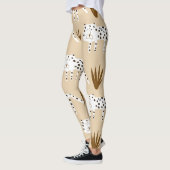 Leggings Empreinte de léopard : Motif intemporel. (Gauche)