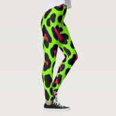 Leggings Empreinte de léopard Neon Green (Droite)