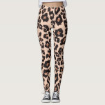 Leggings Empreinte de léopard noir or abstrait moderne<br><div class="desc">Abstrait doré  laquage empreinte de léopard noir.</div>