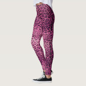 Leggings Empreinte de léopard rose (Gauche)
