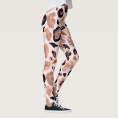 Leggings Empreinte de léopard, sans soudure, arrière - plan (Droite)