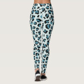 Leggings Empreinte de léopard, Spots de léopard, Leopard bl (Dos)
