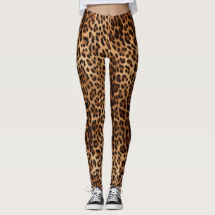 Leggings Empreinte de léopard tendance