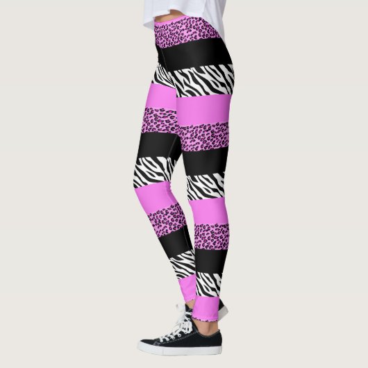 Leggings Empreinte de léopard, Zebra Print, Poster de anima (Gauche)