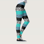 Leggings Empreinte de léopard, Zebra Print, Poster de anima (Droite)