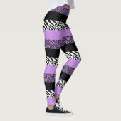 Leggings Empreinte de léopard, Zebra Print, Poster de anima (Droite)