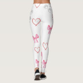 LEGGINGS EMPREINTE DE PATTE, COEUR ET BOWS LEGINGS (Dos)