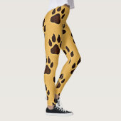 Leggings Empreinte de Patte de Guépard (Droite)
