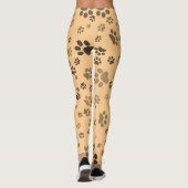 Leggings Empreinte de Patte pour Dames (Dos)