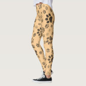 Leggings Empreinte de Patte pour Dames (Gauche)