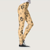 Leggings Empreinte de Patte pour Dames (Droite)