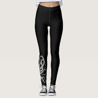 Leggings Empreinte de pieuvre à vapeur nautique vintage