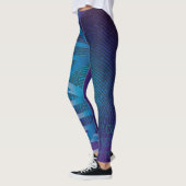 Leggings Empreinte digitale ADN Sciences médicales Bleu (Gauche)