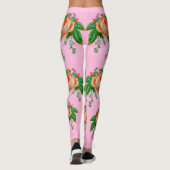 Leggings Empreinte florale victorienne (Dos)