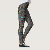 Leggings Empreintes de léopard colorés (Droite)