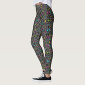 Leggings Empreintes de léopard colorés (Gauche)