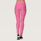 Leggings Empreintes de léopard de Cheetah rose (Dos)
