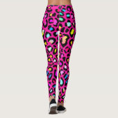 Leggings Empreintes de léopard dynamiques (Dos)