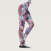 Leggings Empreintes de léopard roses (Droite)