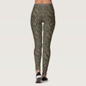 Leggings Empreintes triales tan et noir (Dos)