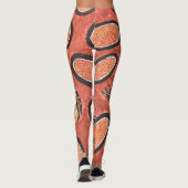 Leggings Emu - Peinture artistique inspirée par les Autocht (Dos)