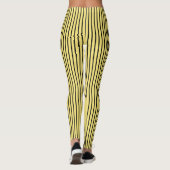 Leggings en bande jaune et noire (Dos)