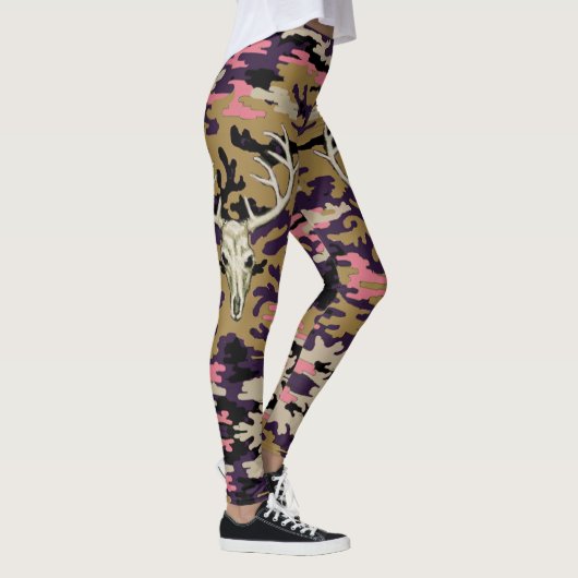 Leggings en Camo rose (Droite)