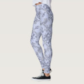 Leggings en dentelle avec superposition de fleurs  (Gauche)