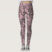 Leggings en dentelle noire (Devant)