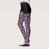 Leggings en dentelle noire Faux - Choisir la coule (Gauche)