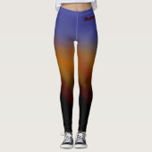 Leggings En feu/coureur (Devant)