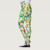 Leggings en filigrane et fleurs de style vintage (Gauche)