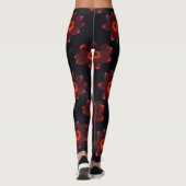 Leggings en fleur de néon (Dos)