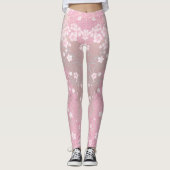 Leggings en fleurs de cerises (Devant)