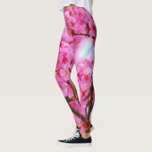 Leggings en fleurs de cerises roses (Gauche)