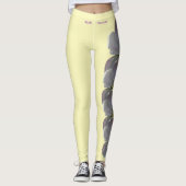 Leggings en fleurs de pomme de l'État de Yello Ark (Devant)