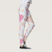 leggings en forme de coeur rose (Droite)