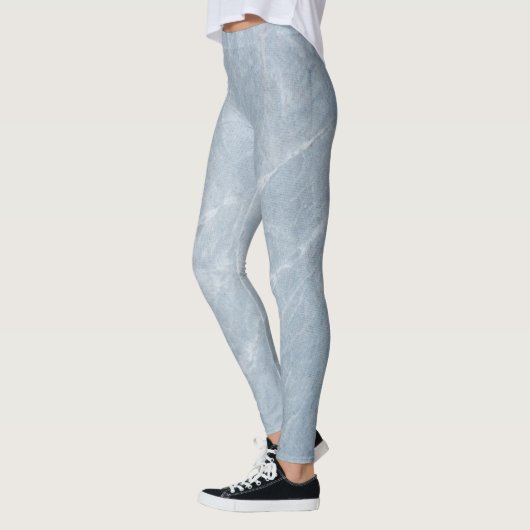 Leggings en marbre gris (Gauche)