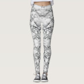 Leggings en marbre noir (Devant)