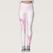 Leggings en marbre rose (Devant)