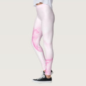 Leggings en marbre rose (Gauche)