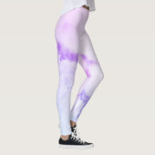 Leggings en marbre violet (Droite)