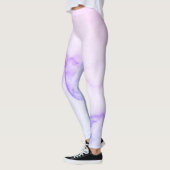 Leggings en marbre violet (Gauche)